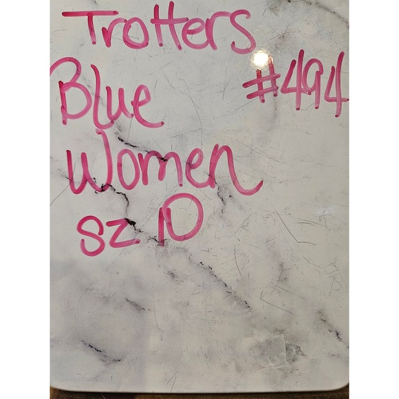 Trotters Women 10 Leather Loafer Shoes Indigo‎ Blue Comfort Cushion #494 - Picture 7 of 7